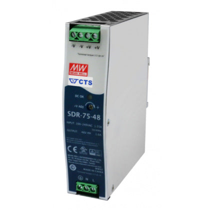 Nätaggregat 48VDC 75W (Rexel)