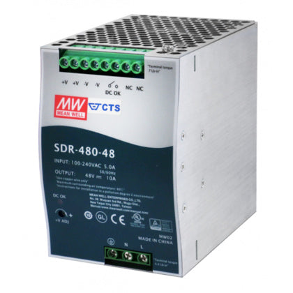 Nätaggregat 48VDC 480W (Rexel)
