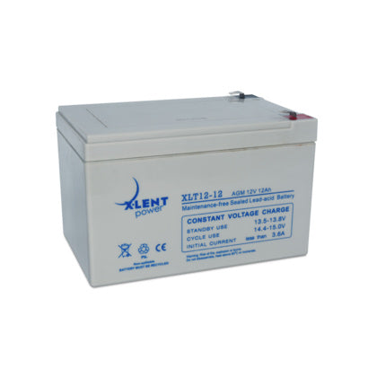 Blybatteri 12V 12 Ah 3-5 år (Rexel)