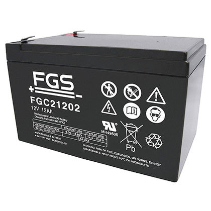Blybatteri 12V/12Ah (Rexel)