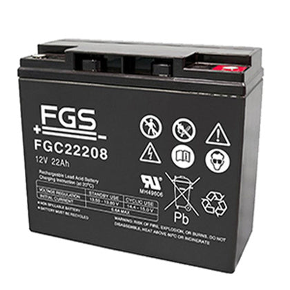 Blybatteri 12V/22Ah (Rexel)