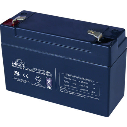 Blybatteri AGM LP 4V 3,5Ah (Rexel)