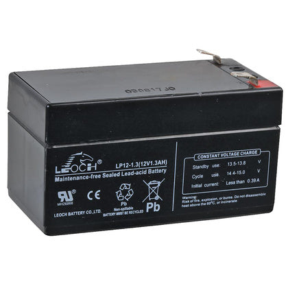 Blybatteri AGM LP 12V 1,3Ah (Rexel)