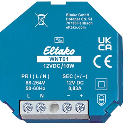 Spänningsaggregat 12V/10W inf (Rexel)
