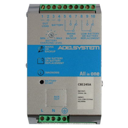 NÄTAGG/BATTLADD 24VDC 5A (Rexel)
