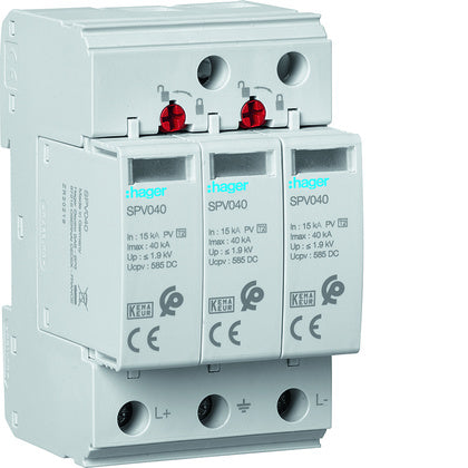 ÖSS T2 3P 40kA solcell (Rexel)