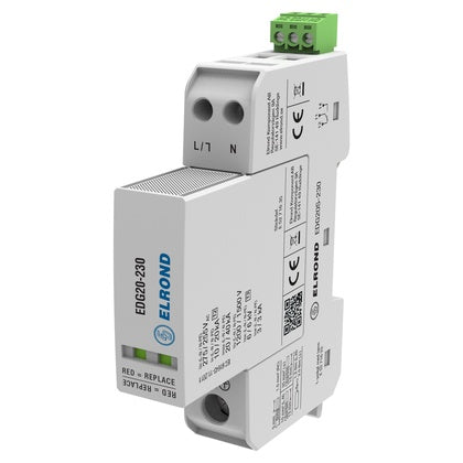 Finskydd för 230V, kompl, larm (Rexel)