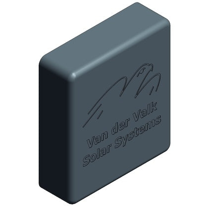 Ändlock plast alu 50 (Rexel)