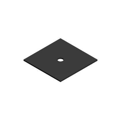 Gummiplatta 40x40x1mm (Rexel)