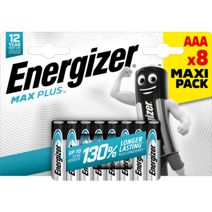 BATTERI Max Plus AAA/E92 BP8 (Rexel)