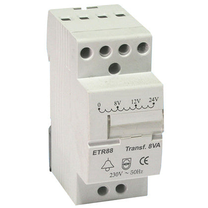 ETR88 TRAFO 230V 8/12/24V 8VA (Rexel)