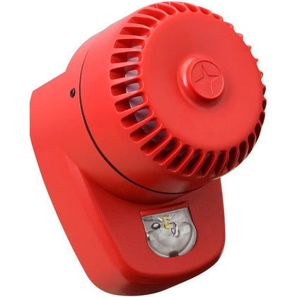 Siren/Blixtljus vägg röd (Rexel)