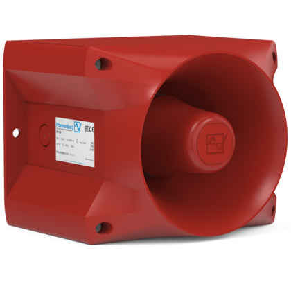 SIREN 122dB 10-60VDC RÖD (Rexel)