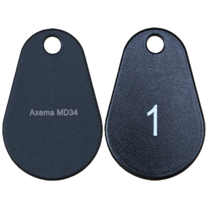 Passerbricka MD34 Svart "1" (Rexel)
