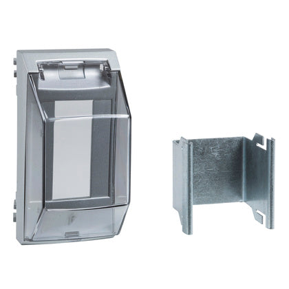 DIN adapter 45 modul alu met (Rexel)