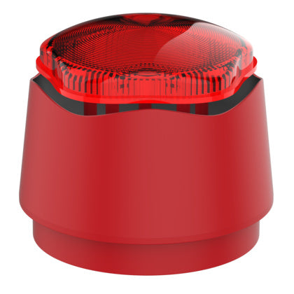 Sirén/blixt LED IP45 röd (Rexel)