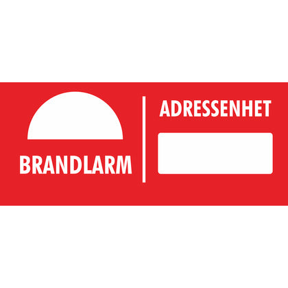 Dekal adressenhet (24 / ark) (Rexel)