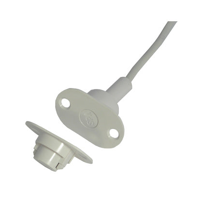 Magnetkontakt MC370-S12 infälld 19mm 2m kabel (Rexel)