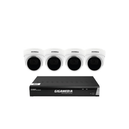Kamerakit 8-k NVR + 4 dome kam (Rexel)