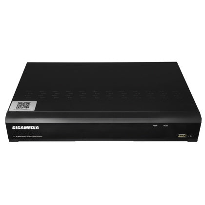 NVR 4 kanaler PoE H.265 4K (Rexel)