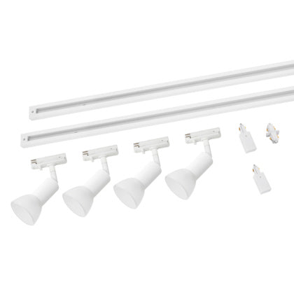 SPOTL SET VETRO 4X5W LED VIT (Rexel)