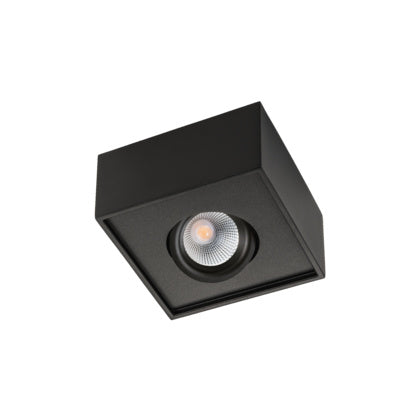 Downl Cube Lux Svart 2700K (Rexel)