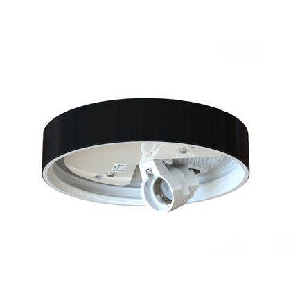 SOCKEL SVART IP44 RAK E27 (Rexel)