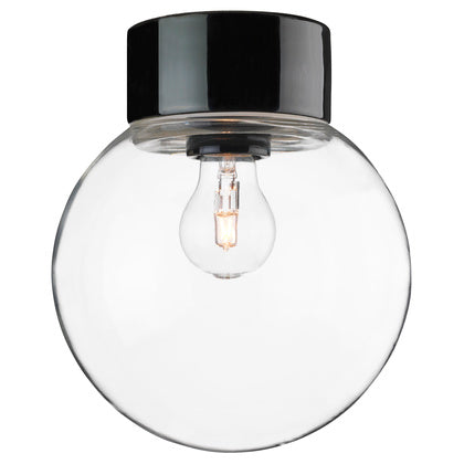 Glob 200 klar IP54 sva rak E27 (Rexel)