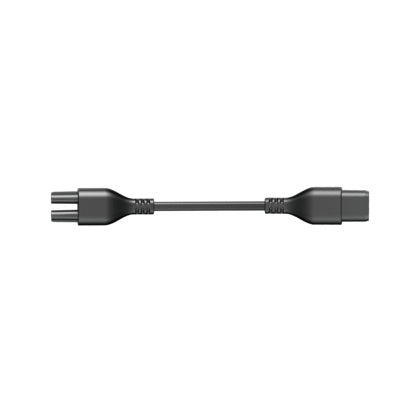 Mellankabel Rak 10cm Svart (Rexel)