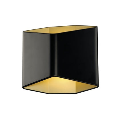 Väggl Cariso 2 WL Svart/Guld (Rexel)