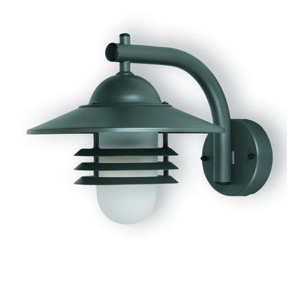 VÄGGARM 75W E27 G GRÅ (Rexel)