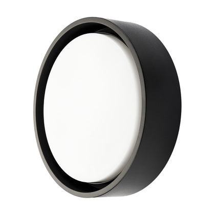 Arm Frame Round Svart LED 4K (Rexel)