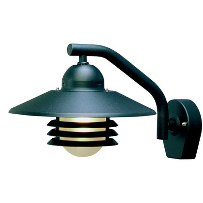 VÄGGARM TELLUS 60W SVART/BLÄST (Rexel)