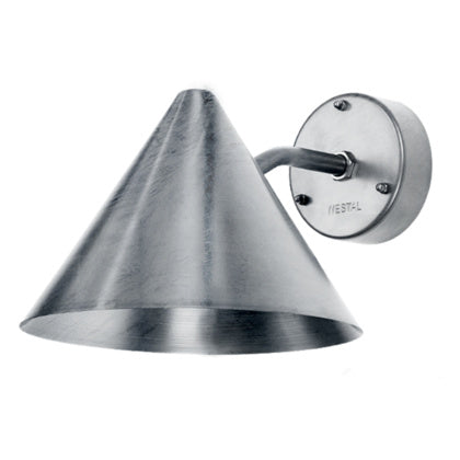 Vägg Tratt LED 3K Galv (Rexel)