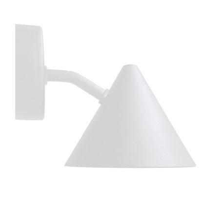 Vägg arm Tratt Micro LED Vit (Rexel)