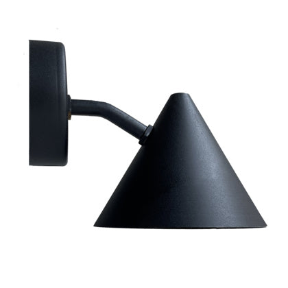 Vägg arm Tratt Micro LED Svart (Rexel)