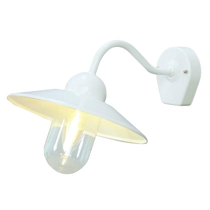 VÄGGARM STALL 60W VIT/KLAR (Rexel)