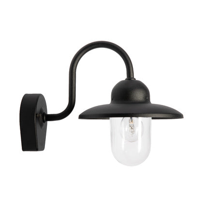 VÄGGARM NISSE 60W SVART/KLAR (Rexel)