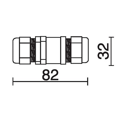2-VÄGSFÖRSKRUVNING IP68 (Rexel)