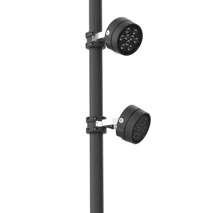 STOLPFÄSTE RUNT ENKEL D90MM (Rexel)