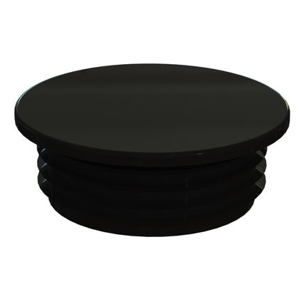 Topphatt Ø76x68-70 Svart (Rexel)