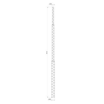 Fackverksmast COMPACT 15/475 (Rexel)