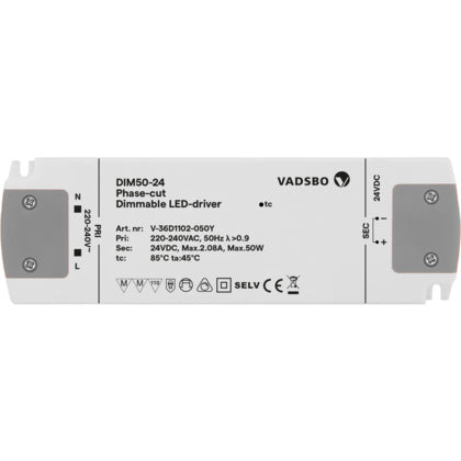Drivdon dimbart 50W/24VDC (Rexel)