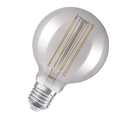 LED GLOB95 42DIM SMOKE 818 E27 (Rexel)