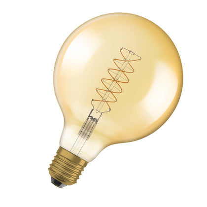 LED GLOB125 37DIM GULD 822 E27 (Rexel)