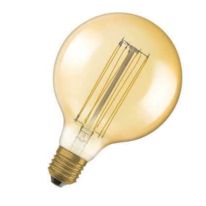 LED GLOB125 40DIM GULD 822 E27 (Rexel)
