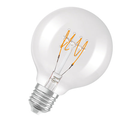 LED GLOB 40 DIM KLAR 827 E27 (Rexel)