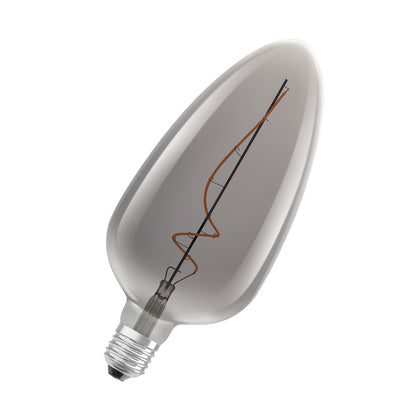 LED C125 DIM SMOKE 818 E27 (Rexel)