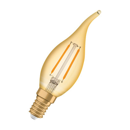 LED KRON BÖJD GULD 824 E14 (Rexel)