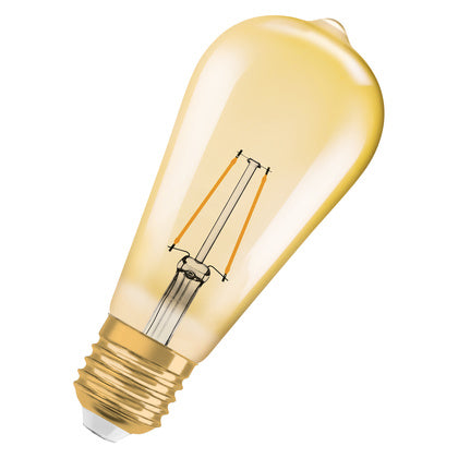 LED EDISON GULD 824 E27 (Rexel)